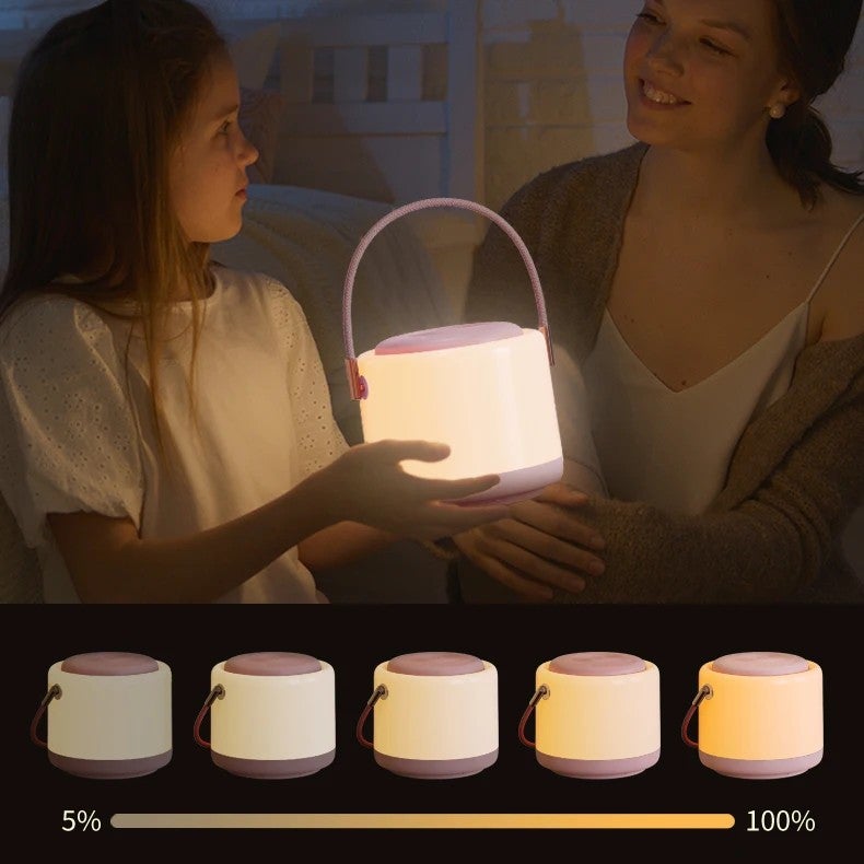 Bluejw Hot Selling Smart Touch Bedside Lamp Night Light - Portable LED Music Night Lights for Bedroom - Image 3